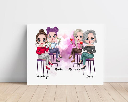 Obraz na plátne - Priateľky #14