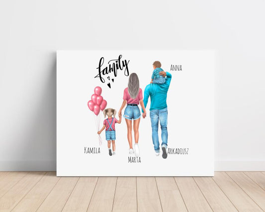 Obraz na plátne - Rodinný #7