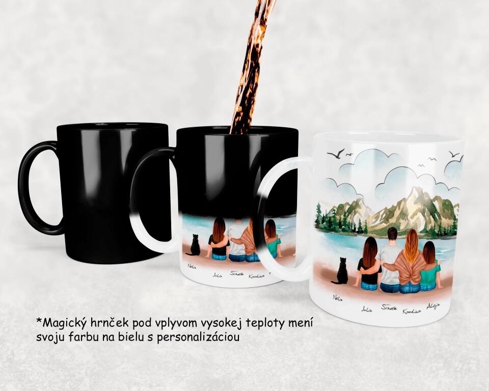 Hrnčeky pre priateľky 1-4 osoby - Halloween #4