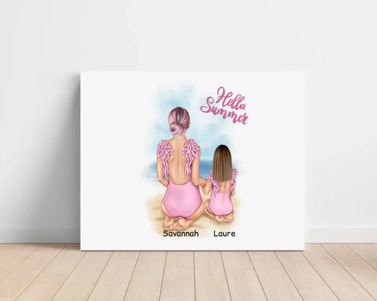 Obraz na plátne pre mamu + dcéra #1