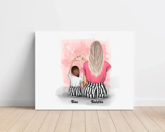 Obraz na plátne pre mamu + dcéra #3