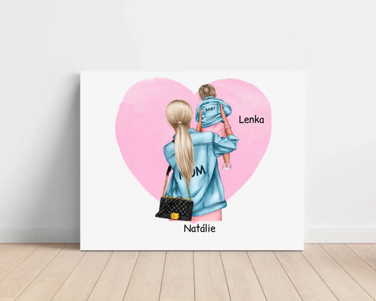 Obraz na plátne pre mamu + dcéra #4