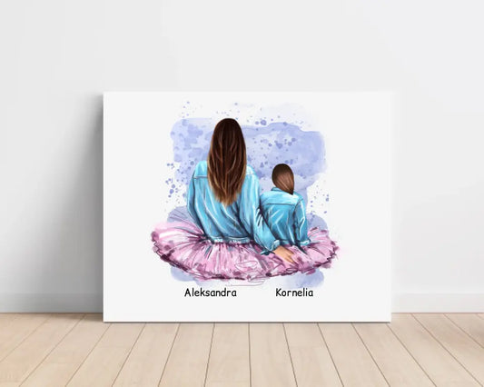 Obraz na plátne pre mamu + dcéra #8