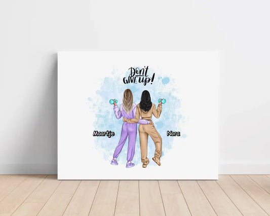 Obraz na plátne pre priateľky 2 osoby #33