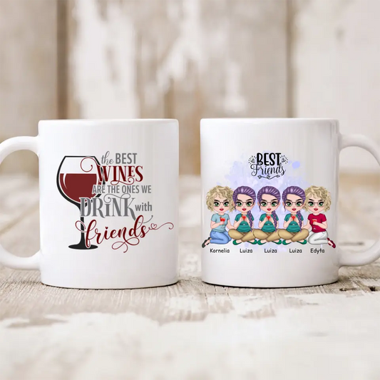 Hrnčeky pre priateľky 1-5 osoby #SK21