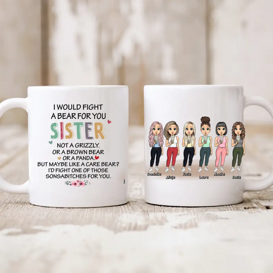 Hrnčeky pre priateľky 1-6 osoby #SK32