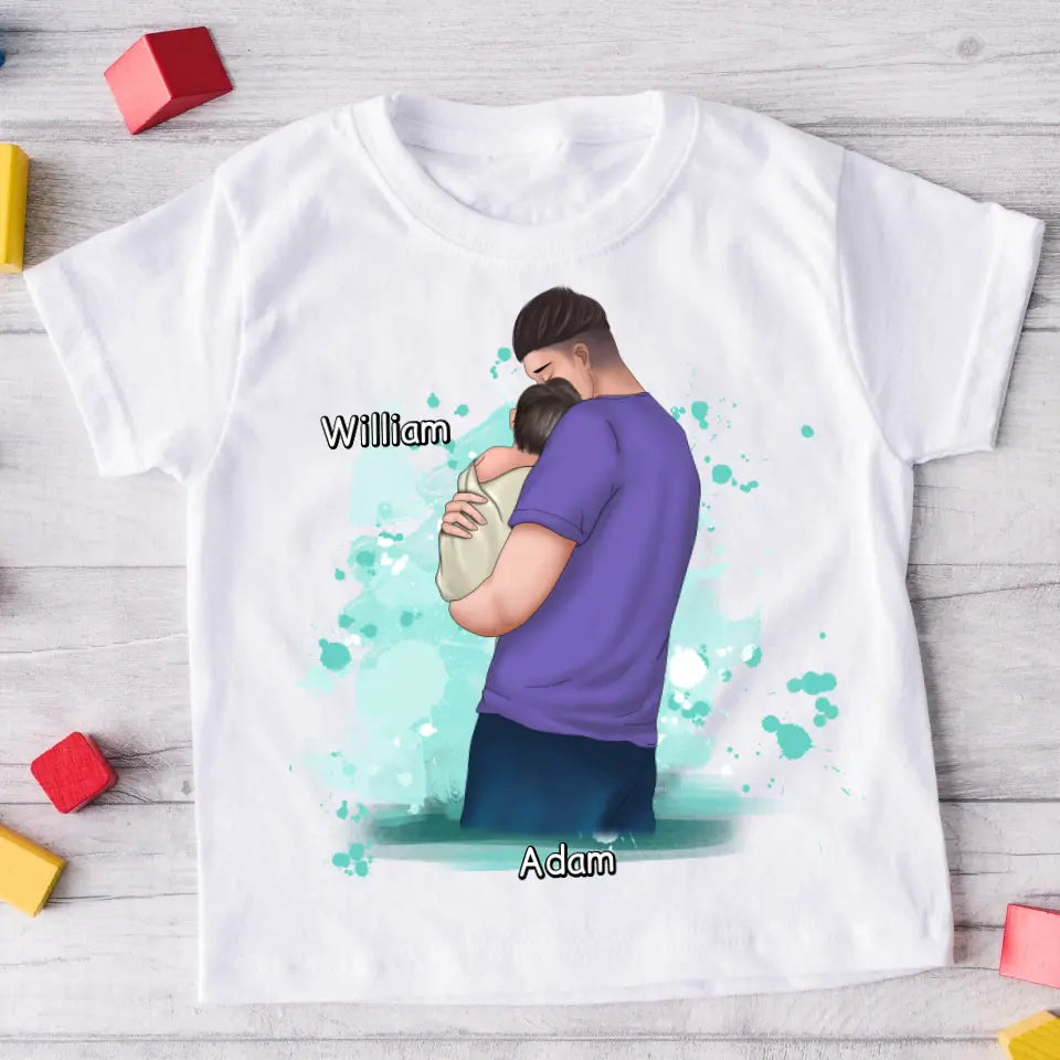 Tričká s potlačou pre otca a dieťa #17