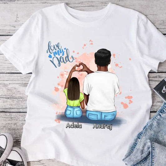 Tričká s potlačou pre otca + dcérka #16