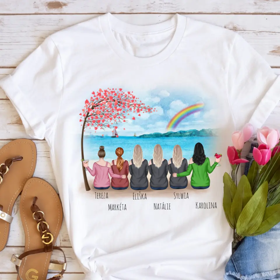 Tričká s potlačou pre priateľky max. 2-6 osoby #21