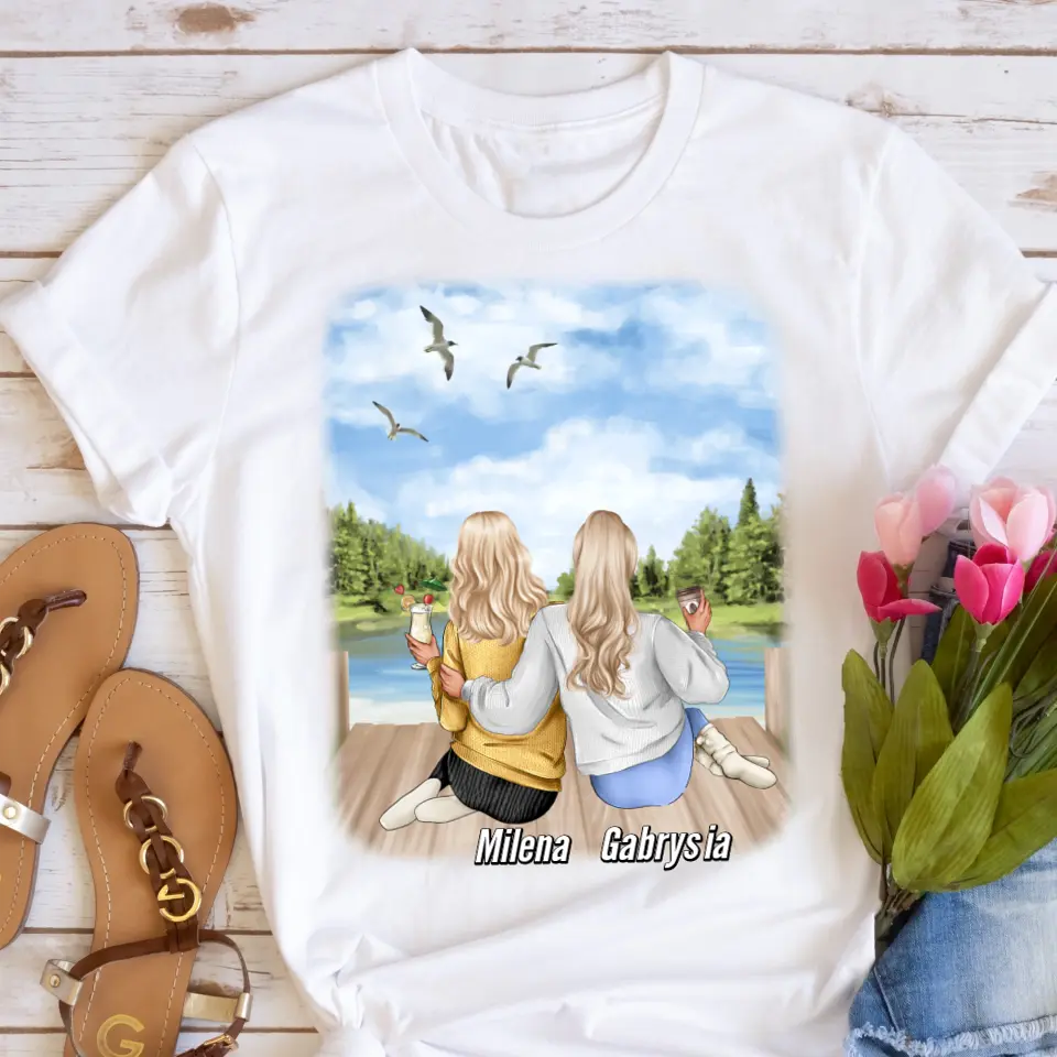 Tričká s potlačou pre priateľky 2 osoby #25