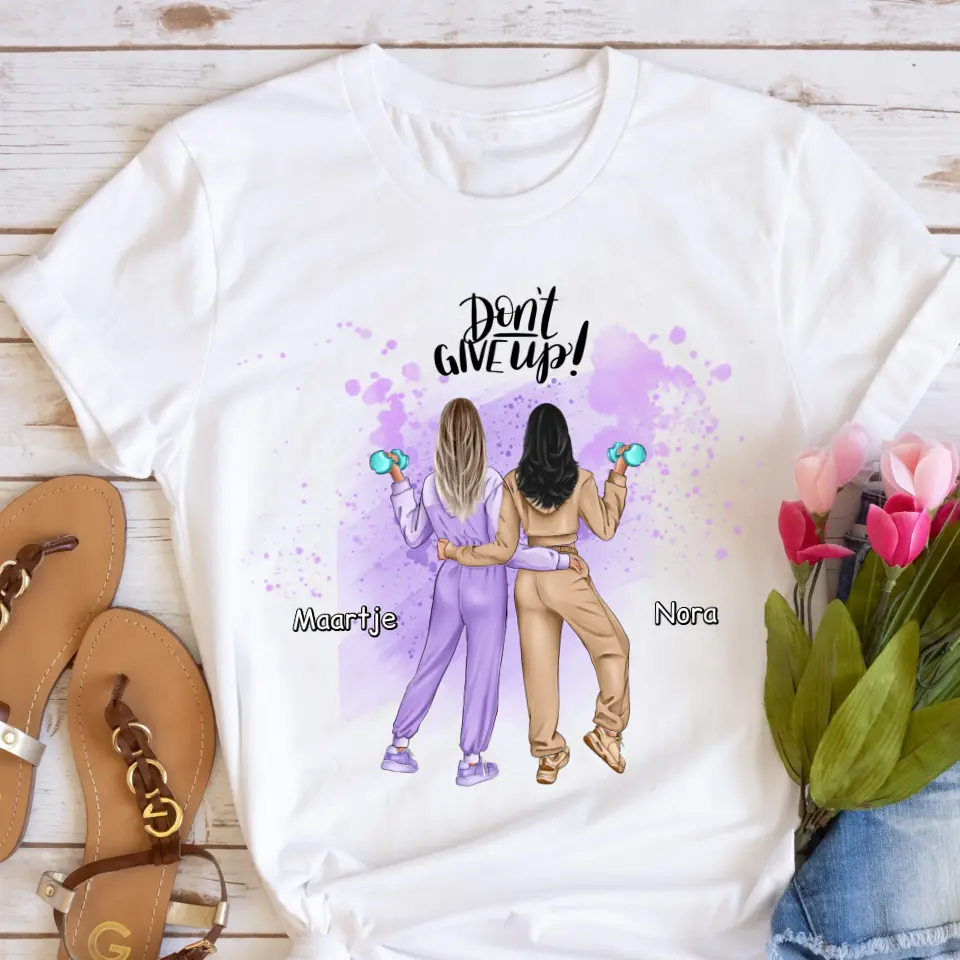 Tričká s potlačou pre priateľky 2 osoby #27