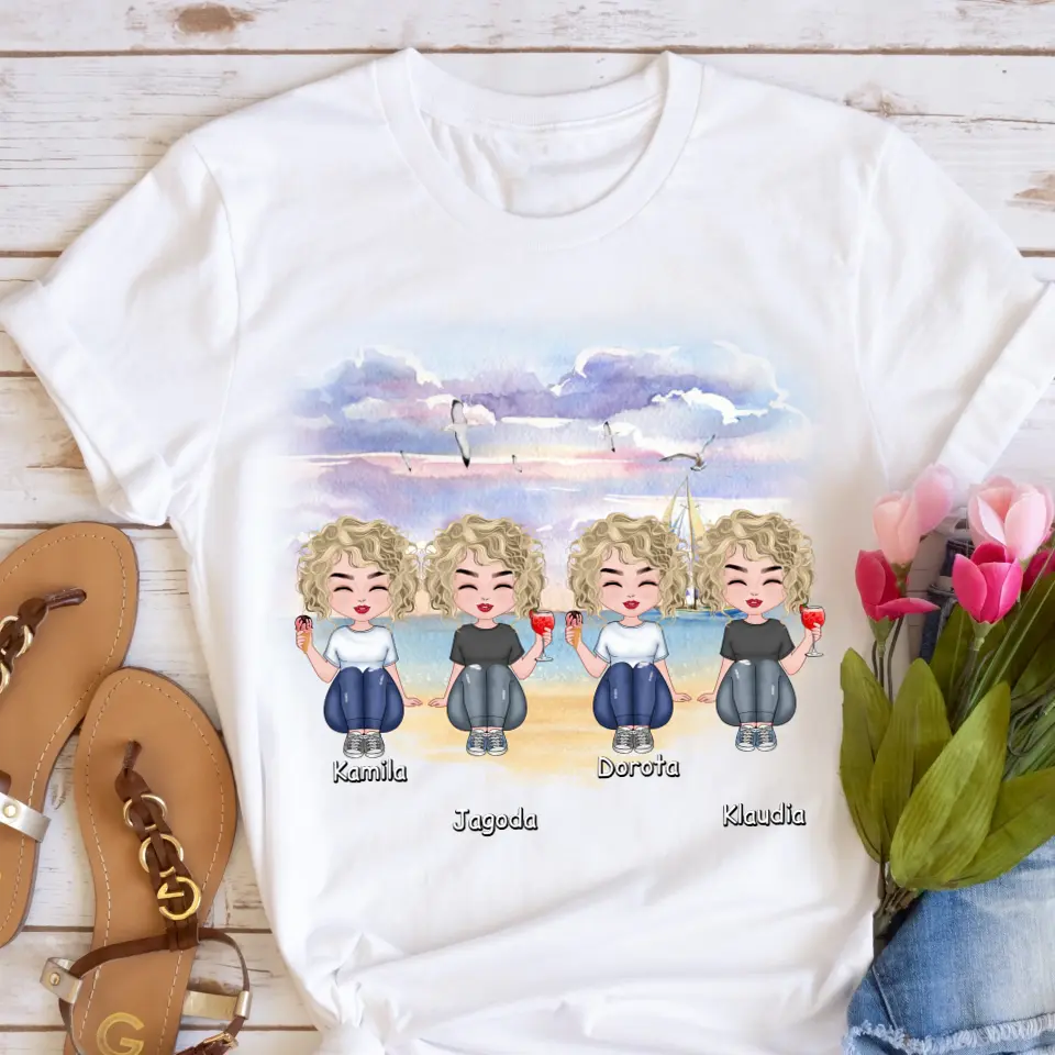 Tričká s potlačou pre priateľky max. 1-4 osoby #32