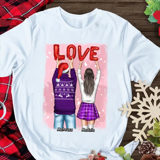 Tričká s potlačou pre páry - Vianoce #7