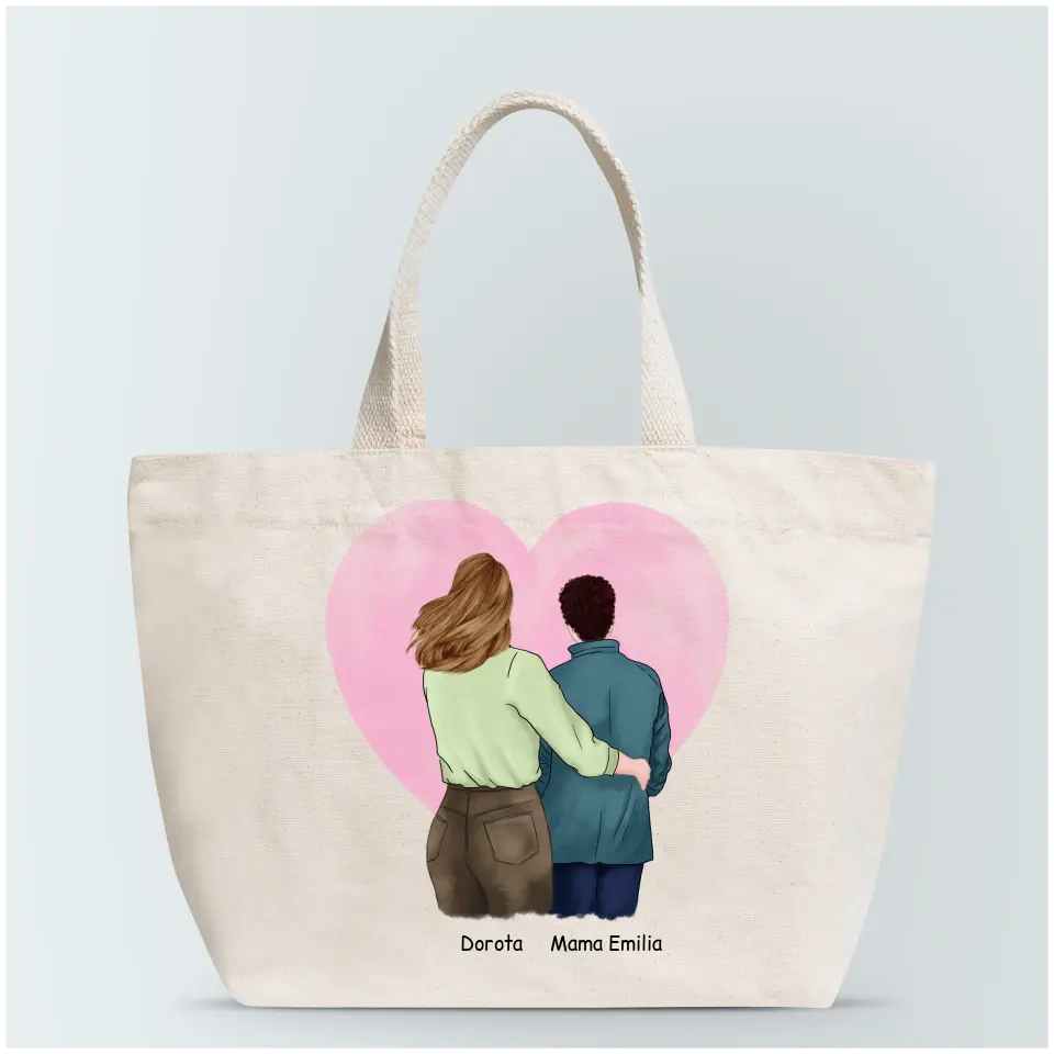 Personalizovaná rodinná taška - mama s dcérou #7
