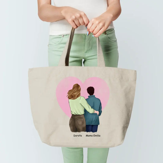Personalizovaná rodinná taška - mama s dcérou #7