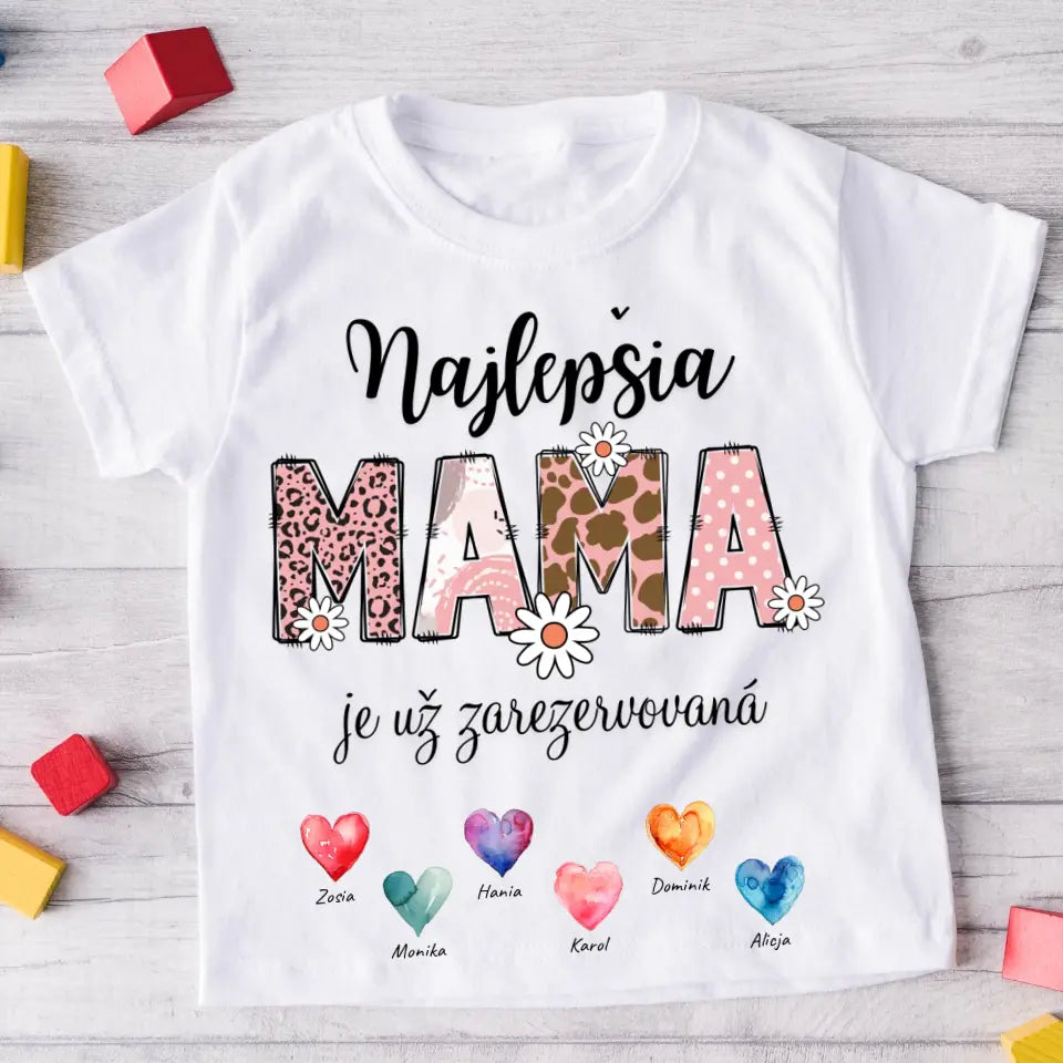 Tričká s potlačou - mama + 1-6 detí #144