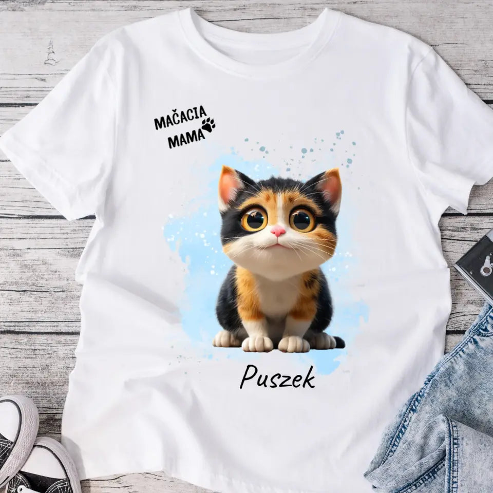 Tričko s potlačou - Mačacia mama / Mačací otec #5516