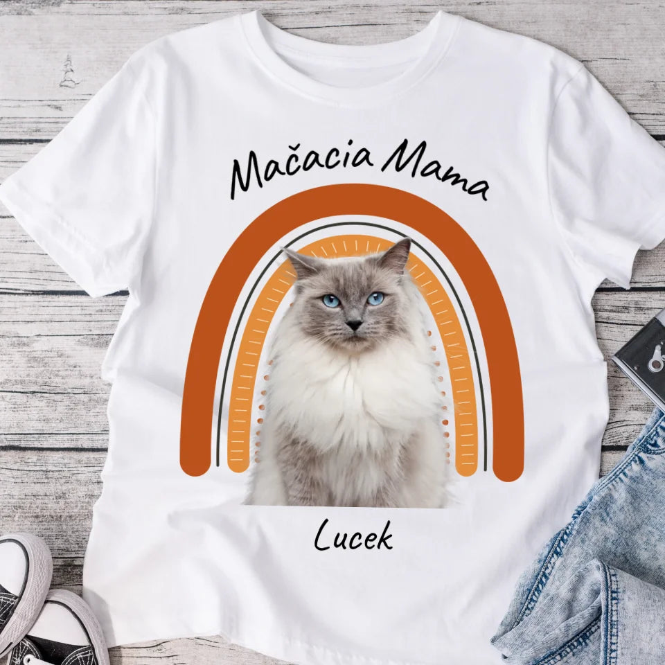 Tričko s fotkou mačky - Personalizované #4615