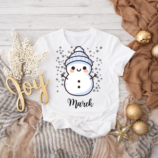 Vianočné tričko pre rodinu - Personalizované - Vianočný darček #4112