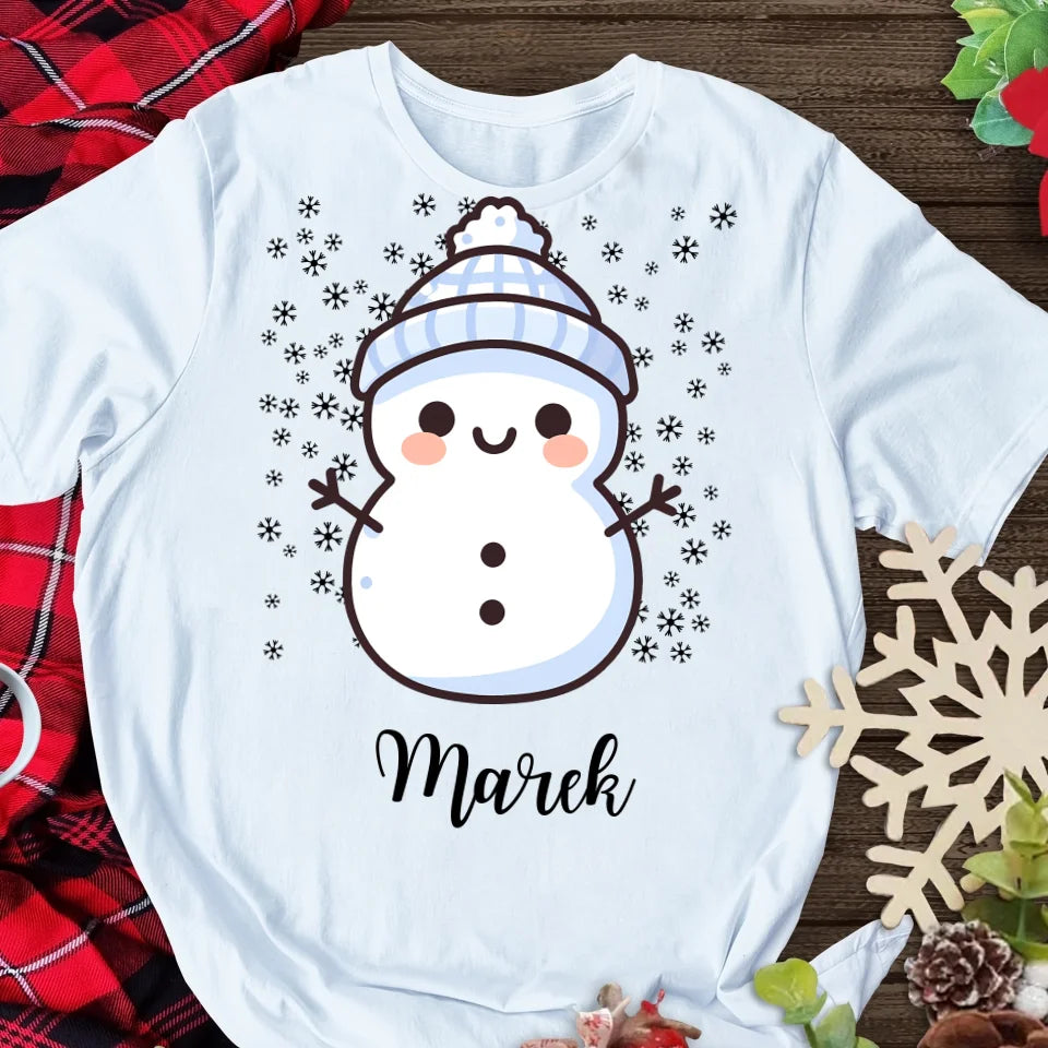 Vianočné tričko pre rodinu - Personalizované - Vianočný darček #4112