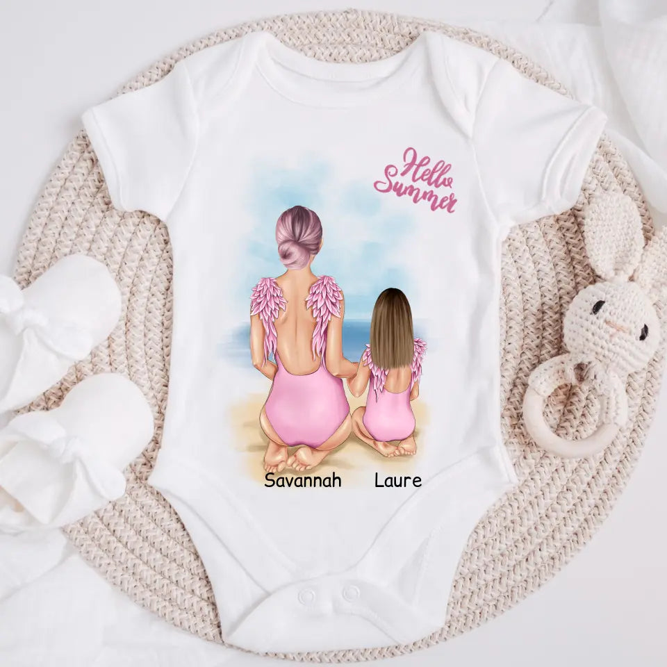 Tričká s potlačou - mama s dcérou #19