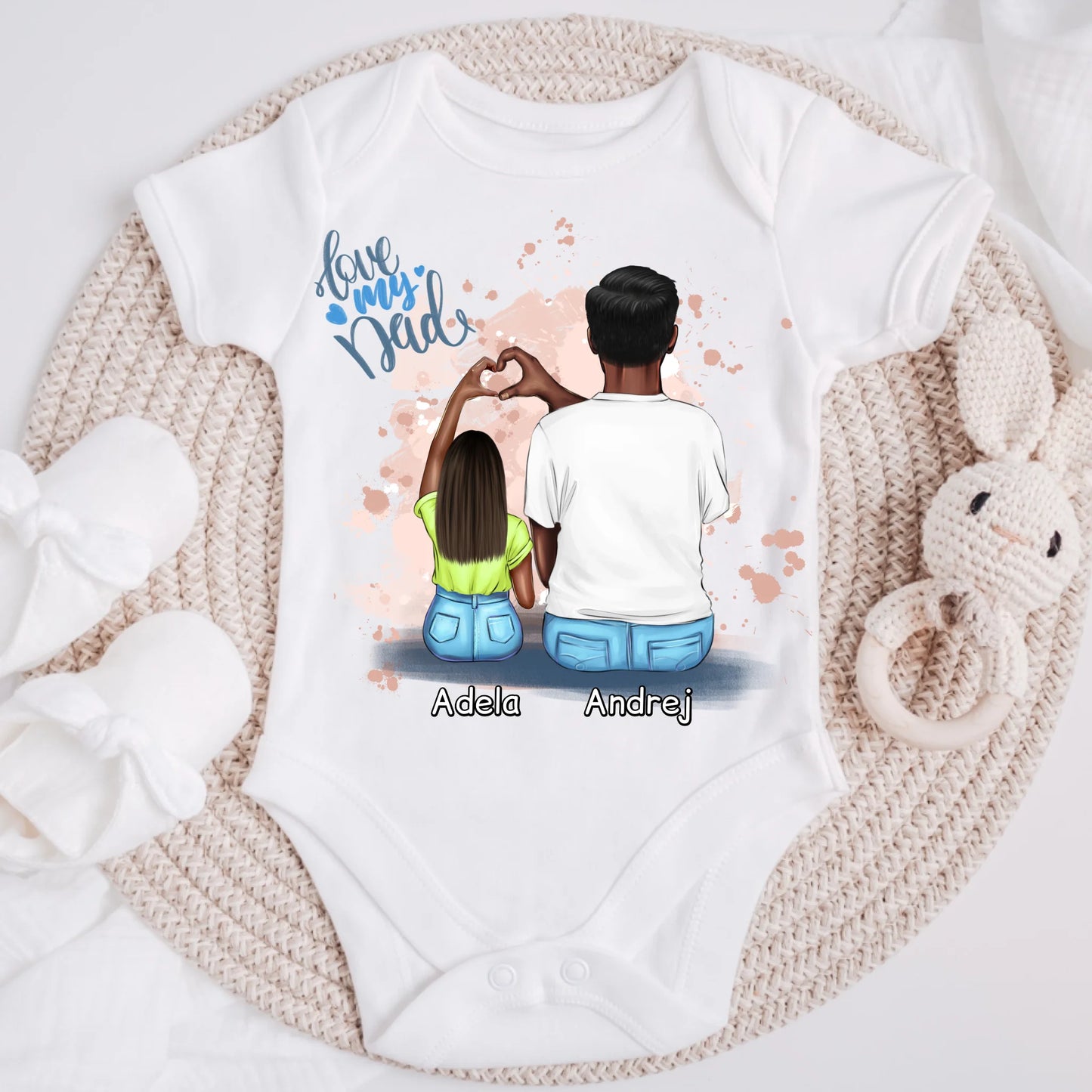 Tričká s potlačou pre otca + dcérka #16