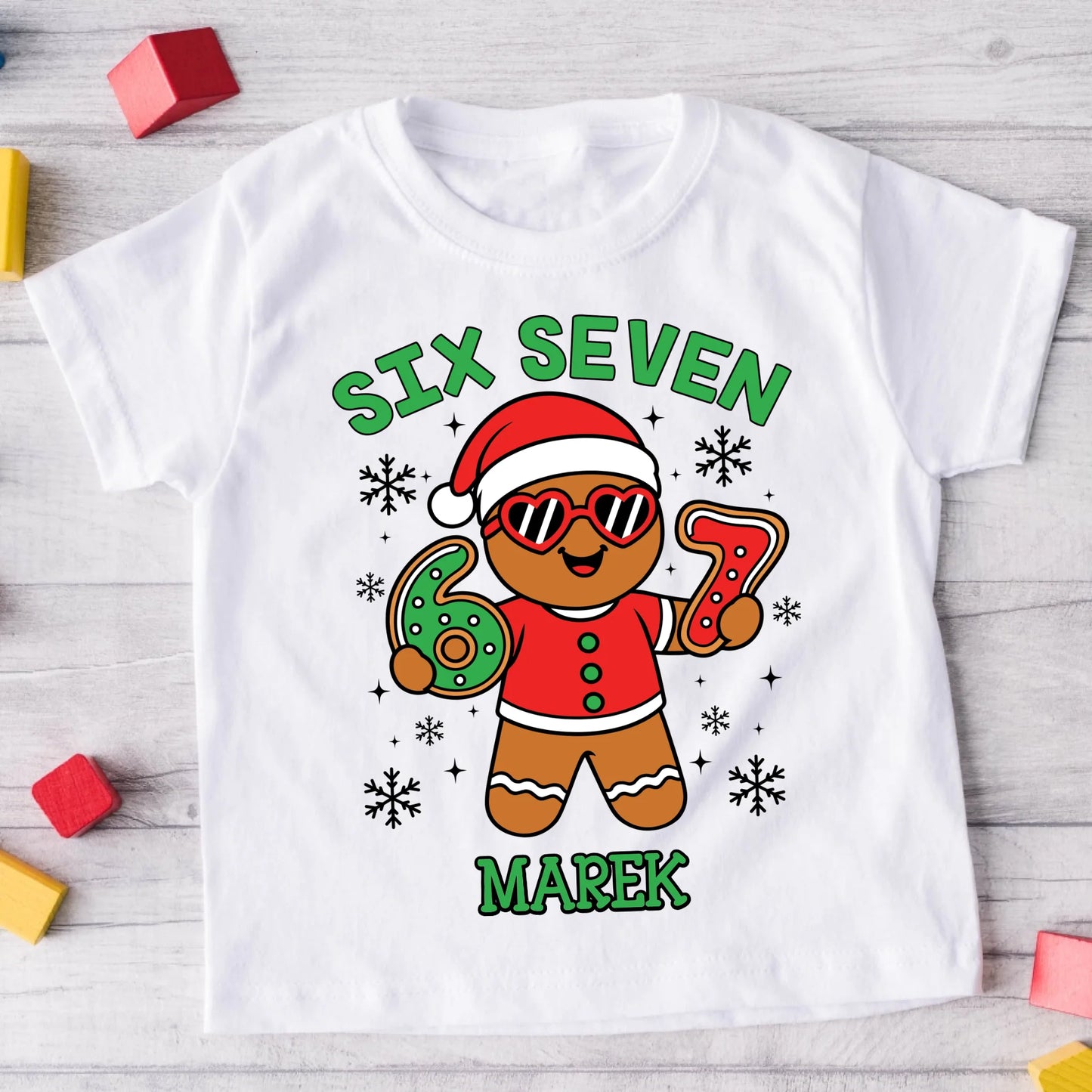 Detské tričko - 67 - six seven - Darček na Vianoce #8125