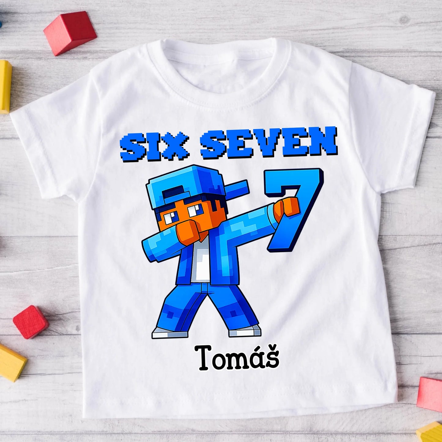 Detské tričko - 67 - six seven - Darček na Vianoce #9012