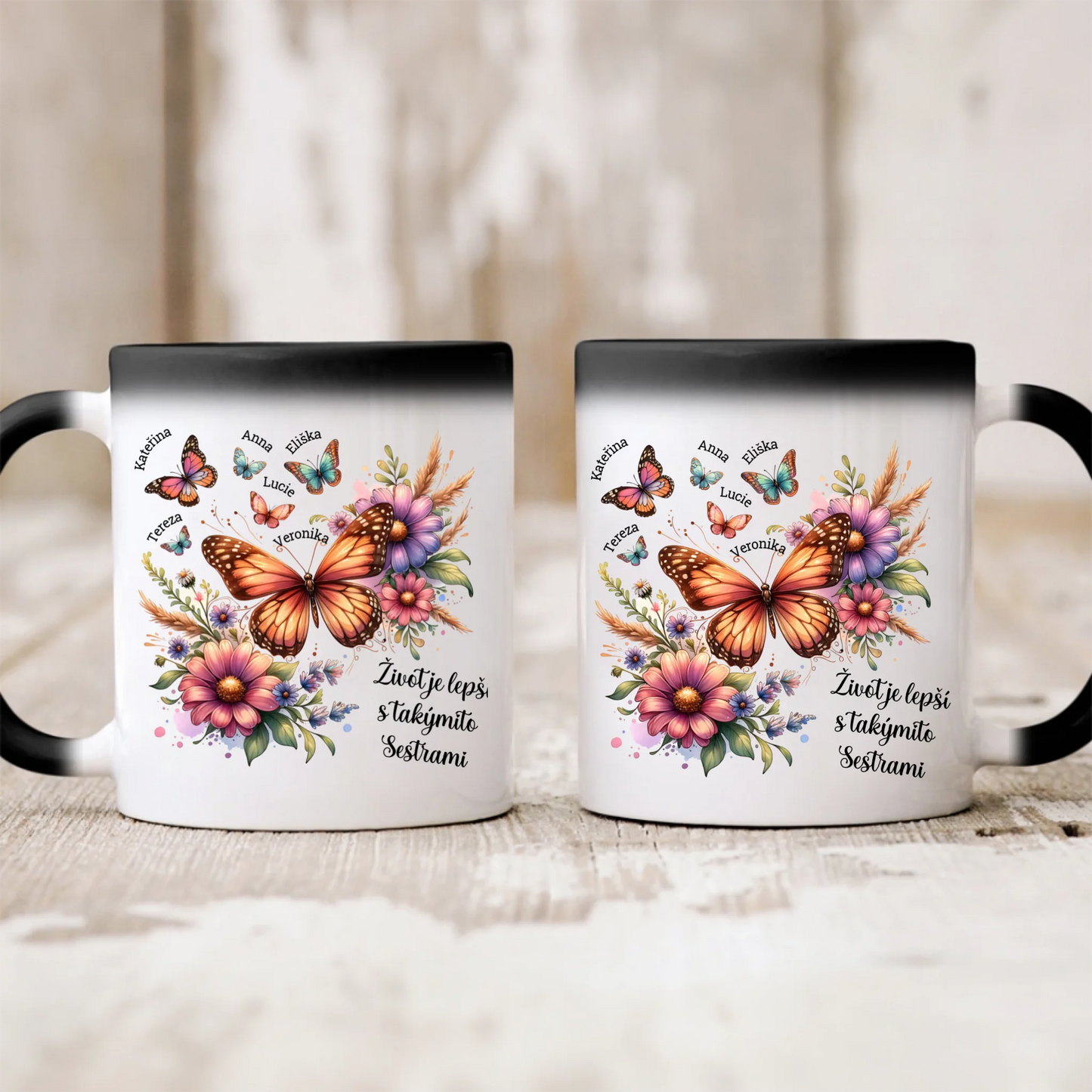 Hrnček pre sestry/kamarátky – Život je lepší s takýmito sestrami #82134