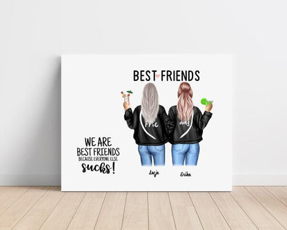 Obraz na plátne - Priateľky #4