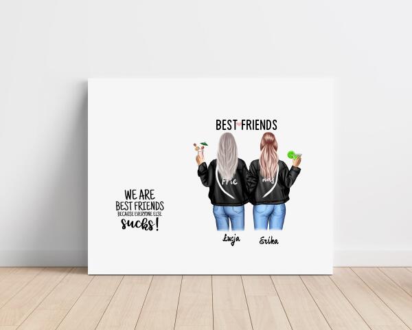 Obraz na plátne - Priateľky #4