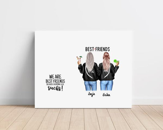 Obraz na plátne - Priateľky #4