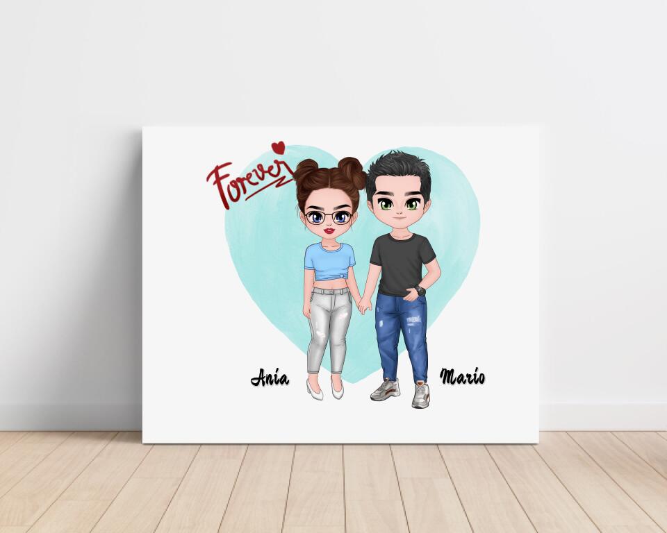 Obraz na plátne - Páry #20