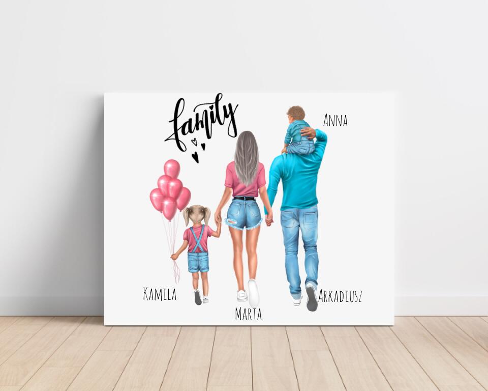 Obraz na plátne - Rodinný #7