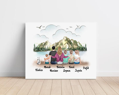 Obraz na plátne - Rodinný + domáci miláčikovia #6