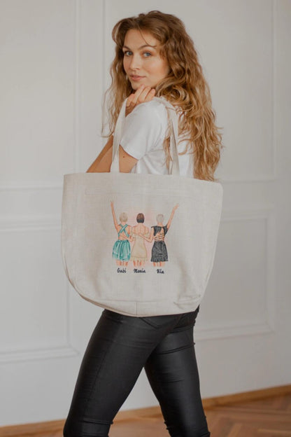 Personalizovaná nákupná taška pre priateľky #1