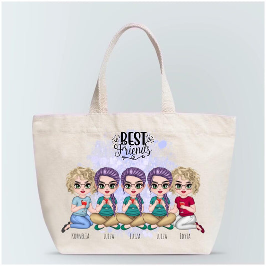 Personalizovaná nákupná taška pre priateľky max. 1-5 osoby #16