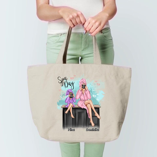 Personalizovaná nákupná taška - mama s dcérou #21