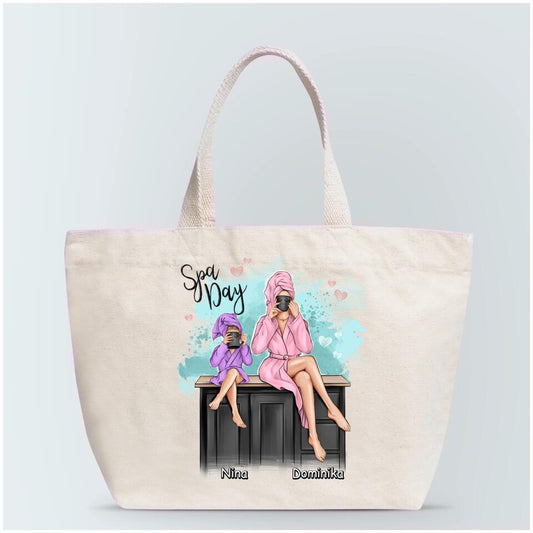Personalizovaná nákupná taška - mama s dcérou #21