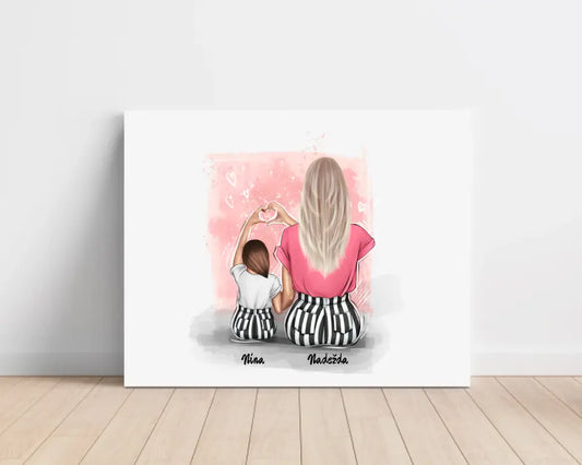 Obraz na plátne pre mamu + dcéra #3