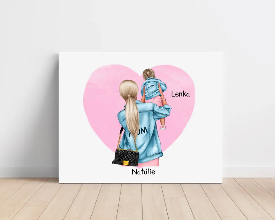 Obraz na plátne pre mamu + dcéra #4