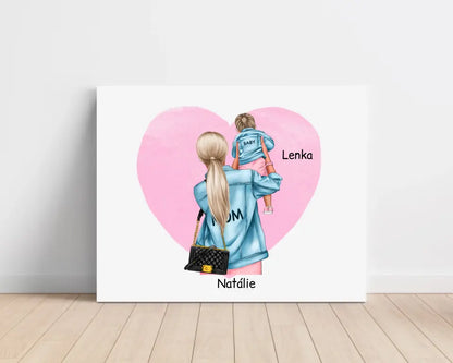 Obraz na plátne pre mamu + dcéra #4