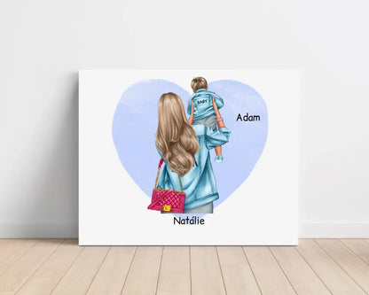 Obraz na plátne pre mamu + syna #7