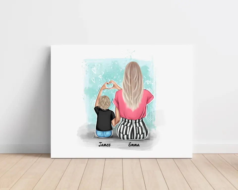Obraz na plátne pre mamu + syna #6