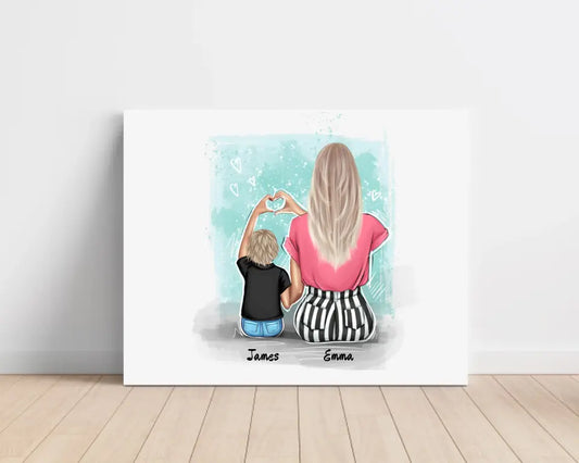 Obraz na plátne pre mamu + syna #6