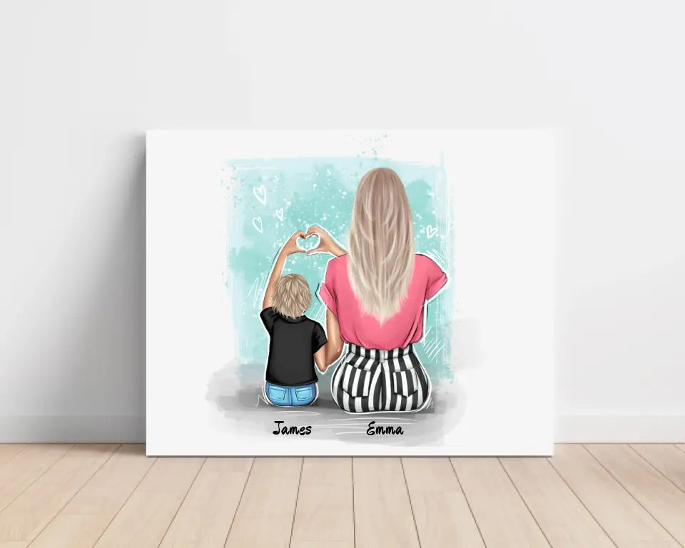 Obraz na plátne pre mamu + syna #6