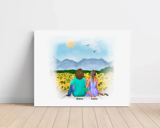 Obraz na plátne - mama s dcérou #26