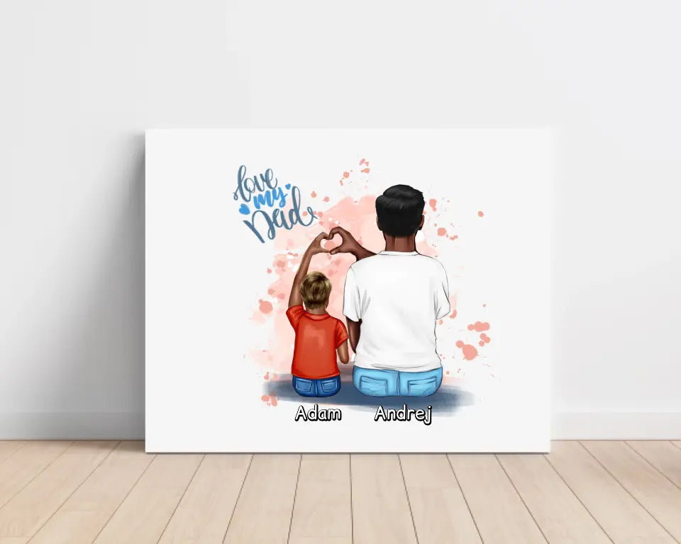 Obraz na plátne pre otca + syn #30