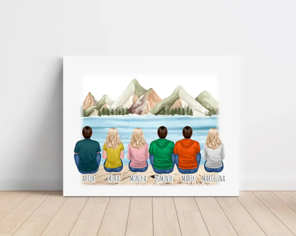 Obraz na plátne pre priateľky - žena alebo muž max. max. 1-6 osoby #31