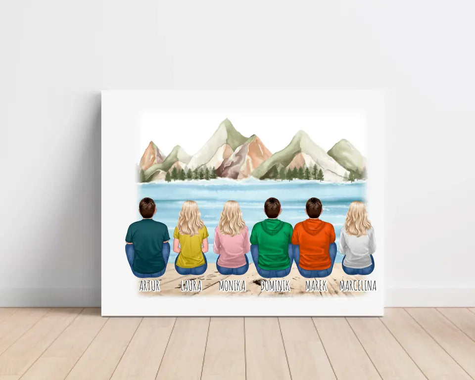 Obraz na plátne pre priateľky - žena alebo muž max. max. 1-6 osoby #31